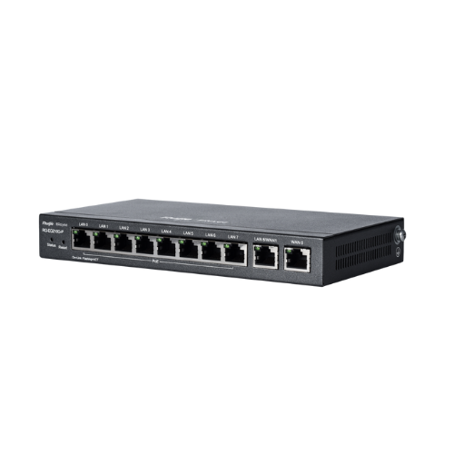 10-Port GB PoE Switch + Router